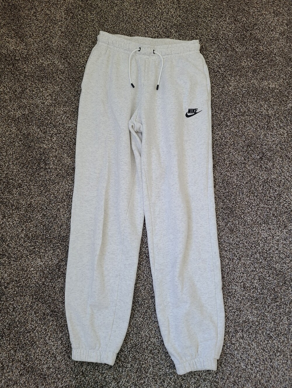 Nike Heathered Light Grey Joggers Size Xs